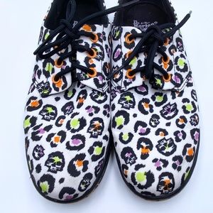 Dr. Marten Aldgate Leopard Skull sneakers